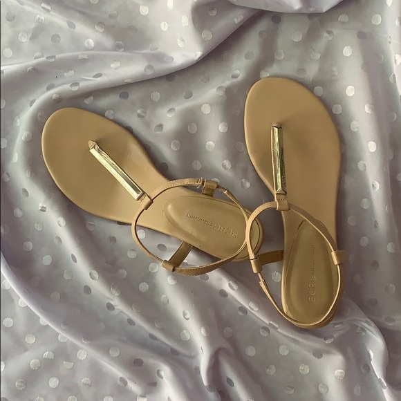 🌸 BCBGeneration cream wedge sandals - Picture 2 of 5